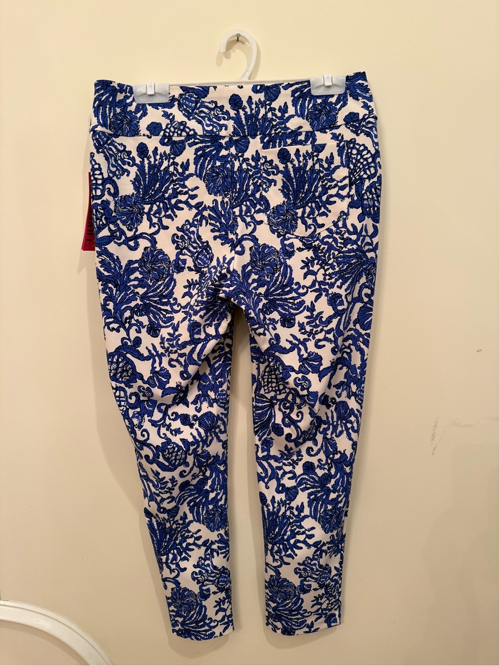 Lilly Pulitzer Blue Floral Print Pants